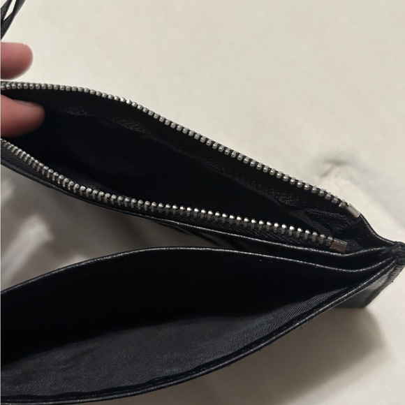 Bottega Veneta Black Woven Leather double sided wallet - Picture 5 of 8